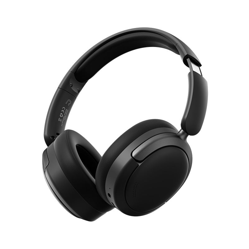Noise Isolating Wireless Over-Ear Headphones Black