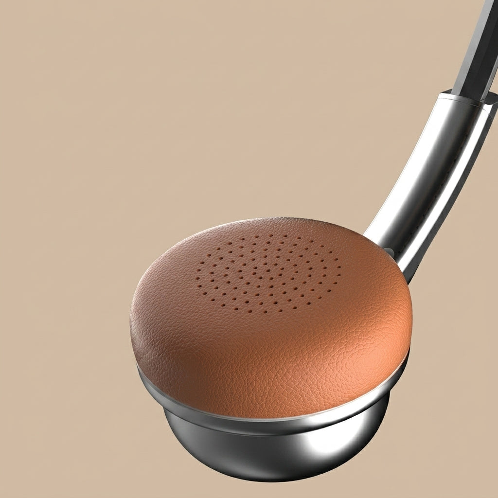 Retro Style Bluetooth On-Ear Headphones Beige with Wired Connection