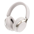 White Khaki Wireless Over-Ear Headphones with Foldable Design