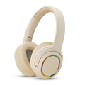 Wireless Over-Ear Headphones White with Wired Connection