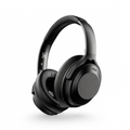 Wireless Over-Ear Headphones Black with Wired Connection